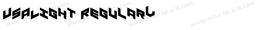 USALight Regular字体转换